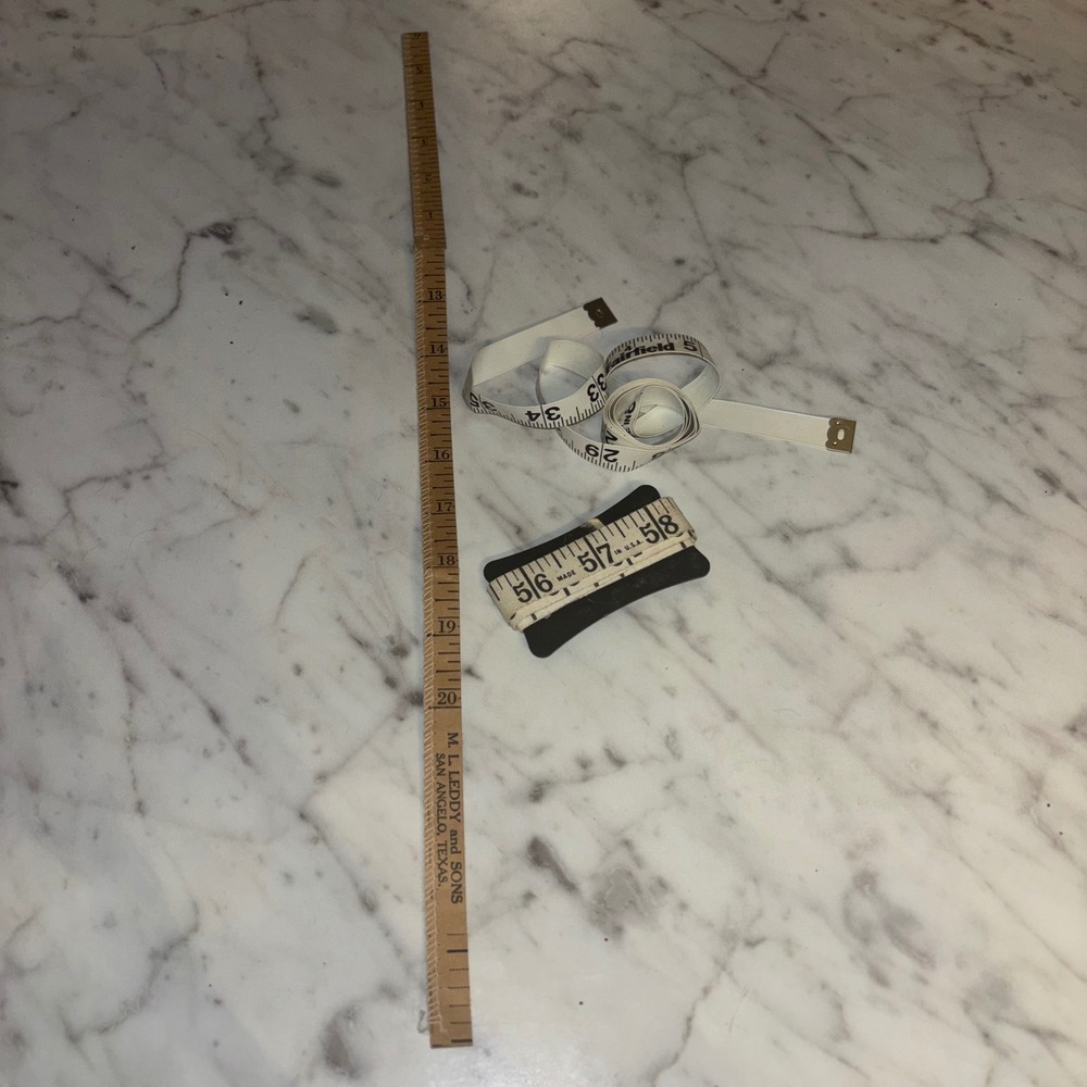 Vintage M.L. Leddy and Sons Advertising Tape Measure Fairfield Sewing Lot